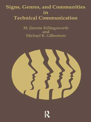 cover image of Signs, Genres, and Communities in Technical Communication